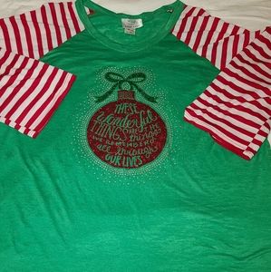 Blingy Glitter Ugly Christmas Shirt